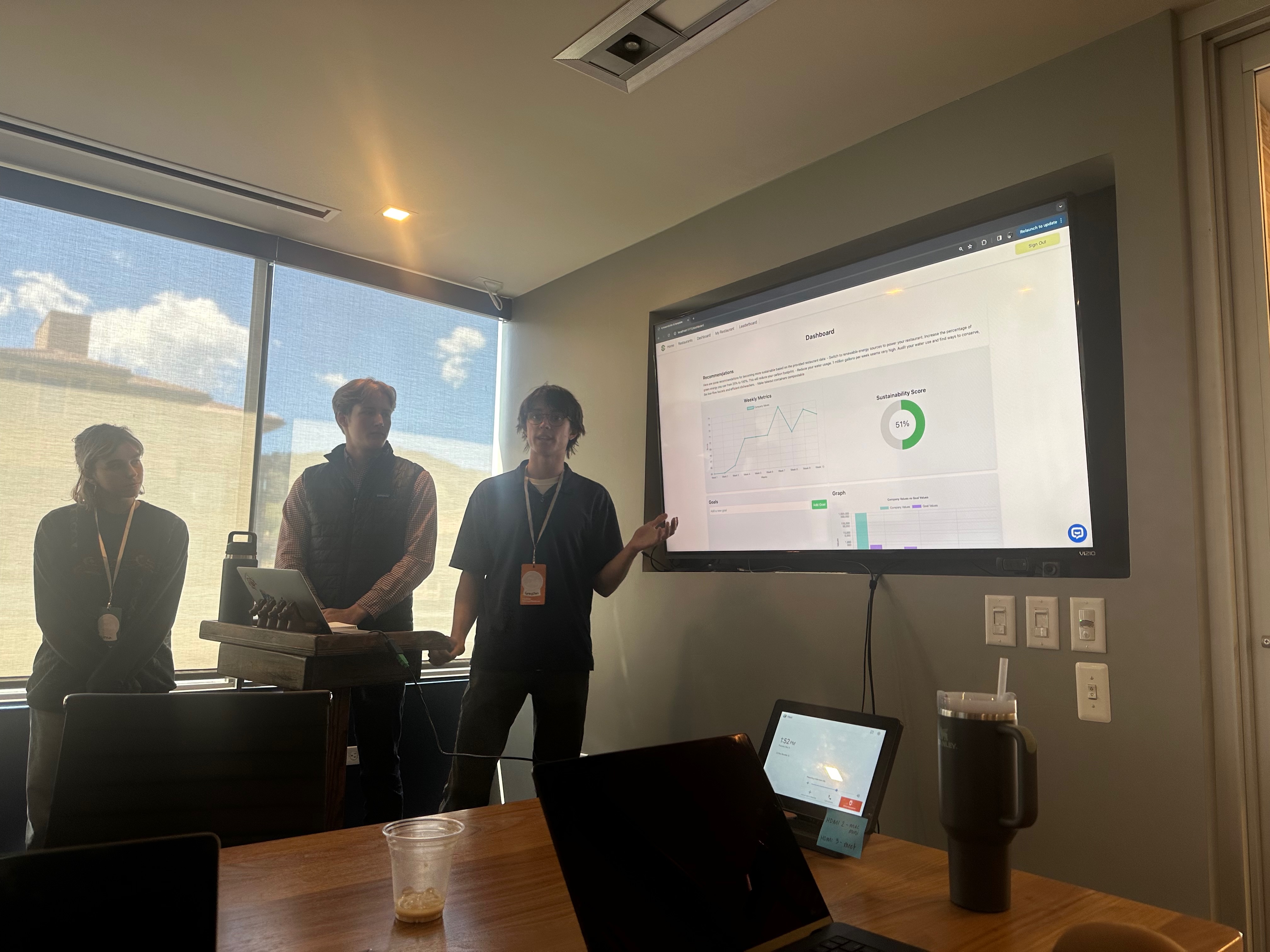 Participants enjoying community building activities